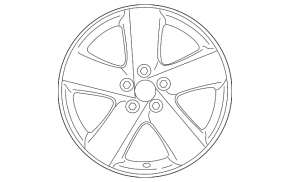 Wheel disk R19 x 7.5J 5*120 Lexus LS460