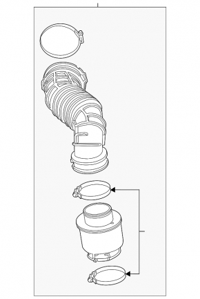 Buick Encore 13-19 Air Duct