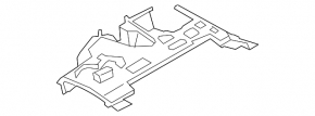 Audi E-Tron 19-23 driver's footwell trim panel