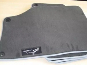 Set of floor mats for Audi Q7 4L 10-15 cloth black