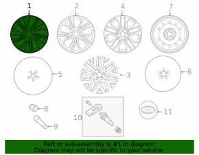 Wheel disk R17 Hyundai Santa FE 19-20