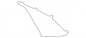 Left front bumper molding for Lexus ES250 ES300h ES350 19-24 F-SPORT