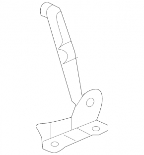 Hood hinge left Lexus RX300 RX330 RX350 RX400h 04-09
