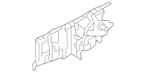 Front left side member nose bracket Lexus NX 22-26