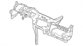 Under-torpedo pipe reinforcement Acura MDX 16-20