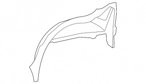 Rear left fender liner for Toyota Sequoia 2008-21