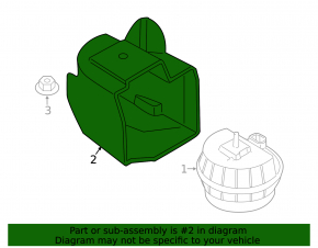 BMW X3 F25 11-17 Siren Housing