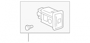Lexus IS200 IS300 99-05 Headlight Washer Button