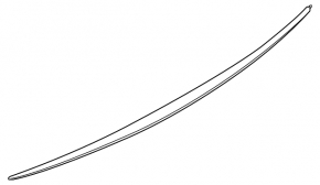 Boot lid spoiler Audi A3 8V 15-20 4d, 5d