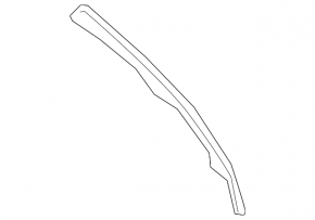 Right hood seal Audi A4 B9 17 - broken mount