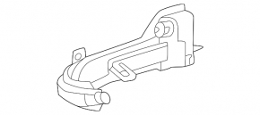 Right side mirror turn signal for Audi A3 22-26