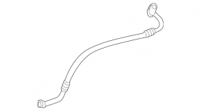 Air conditioning tube condenser-compressor Mercedes GLC 300 16-19