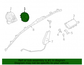 Mazda CX-5 13-16 steering wheel airbag