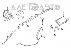 Mazda CX-5 13-16 steering wheel airbag