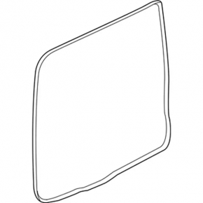 Rubber seal for the tailgate of a Ford Transit Connect MK2 13-20 passenger car