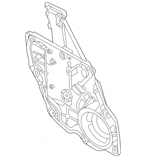 Lincoln Corsair 20-26 rear left window lift mechanism