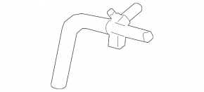 Coolant pipe, pump, thermostat, Ford Escape MK4 20-24 hybrid
