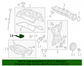 Oil deflector Honda Accord 13-17 2.4