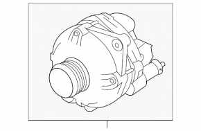 Mitsubishi Outlander 14-21 RUVILLE Generator Pulley
