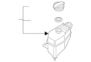 Cooling expansion tank Hyundai Santa FE 19-20 2.0,2.4 KOR