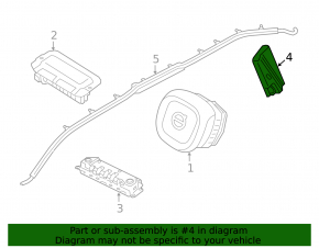Airbag airbag seat right Volvo XC40 19-25