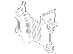 Bracket radar cruise Honda Civic X FC 19-21 metal