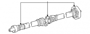 Drive shaft driveshaft Lexus GS350 07-11 rwd