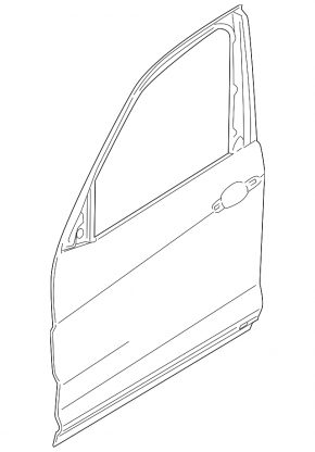 Door assembly front left BMW X3 F25 11-17