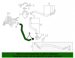 Chevrolet Bolt 17 Heating System Hose