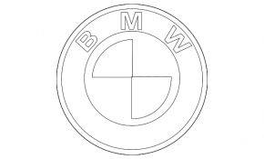 BMW Emblem Trunk Lid BMW 5 F10 11-16
