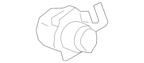Front left BMW X5 F15 14-18 lock cylinder with key and code