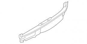 Seal hood-wing right BMW X1 F48 16-22