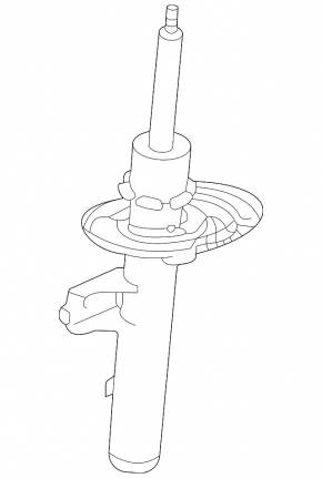 Front right shock absorber Mitsubishi Outlander 22-25 2.5