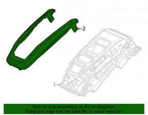 Honda CRV 20-22 hybrid gear shifter cover, plug-in
