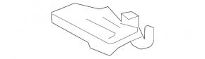 Foam plastic for the right instrument panel of the Lexus ES350 07-12