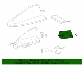 Antenna amplifier BMW X1 F48 16-22