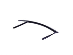 Upper door molding front right Jeep Compass 17-22 gray with glass seal