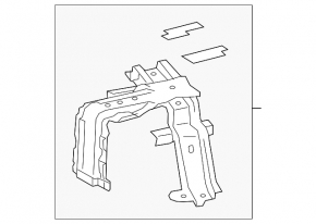 Lexus NX300h 15-21 Battery Mounting Bar Large Part