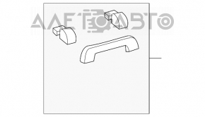 Front left ceiling handle for Toyota Prius 2009 (beige)