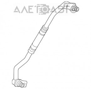 Heat exchanger tube oil Porsche Cayenne 958 11-17 4.8 Turbo