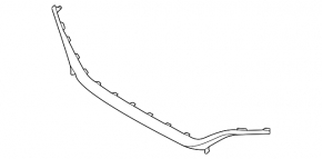 Front bumper molding for Kia K5 21-24 GT, GT-Line