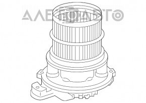 Lexus ES250 ES300h ES350 19-26 Heater Fan Motor