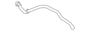 Cooling system hose for Porsche Cayenne 958 11-18 from expansion tank