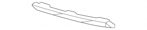 Molding of the left grille of the front bumper Mercedes W167 GLE 24-26