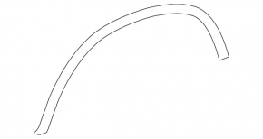 Rear right wing arch trim Mercedes GLC 300/350e/43 16-22 SUV