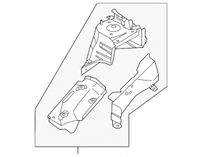 Front Right Quarter Nissan Rogue 14-20