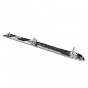 Rear bumper molding side left Ford Explorer 18-19 rest chrome