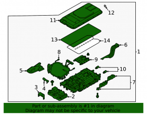 Ford Escape MK4 21-24 Plug-In 27kV 226V Battery Assembly