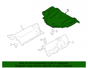 Thermal protection of the trunk trough Volvo V90 17-22 usa
