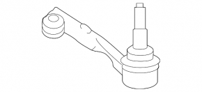 Right tie rod end for BMW X5 F15 14-18